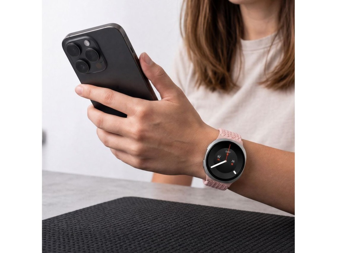 Tech-Protect NylonMag Strap for Samsung Galaxy Watch 40/44/46mm - Pink