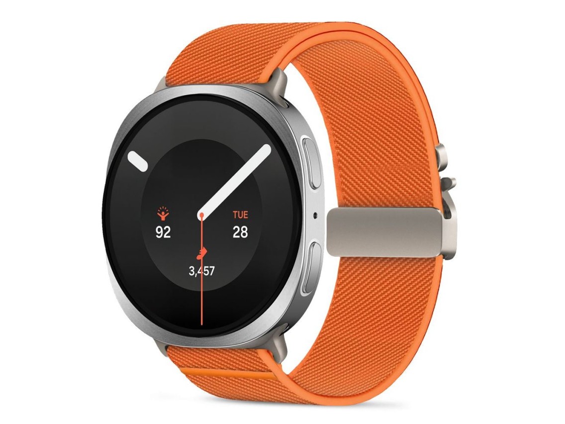 Correa con cierre de nailon Tech-Protect para Samsung Galaxy Watch 40/44/46 mm - Naranja
