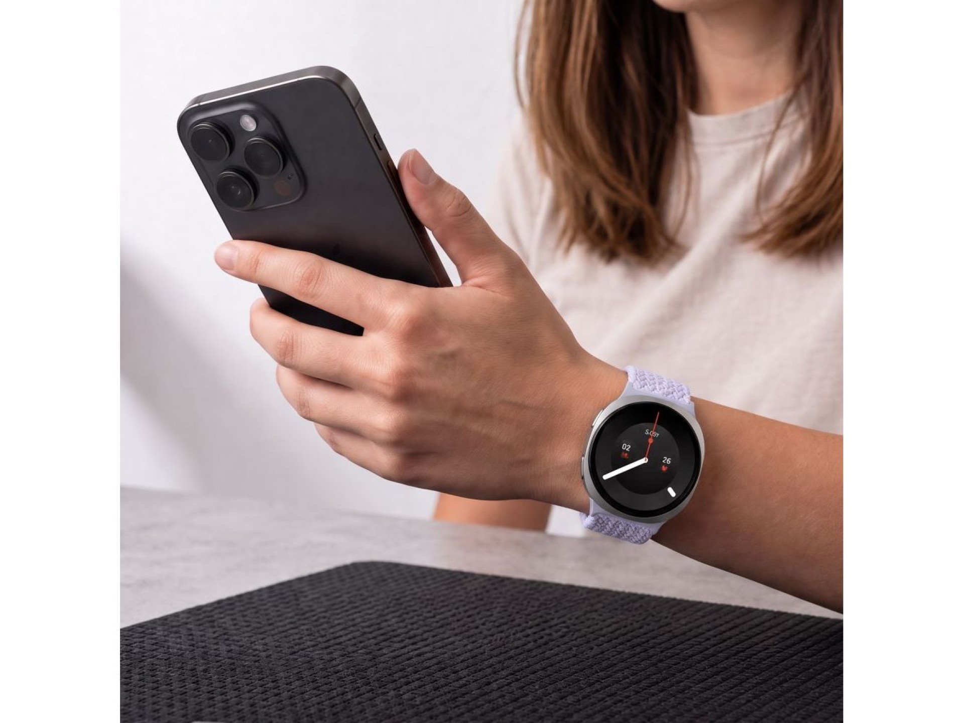 Pulseira Tech-Protect NylonMag para Samsung Galaxy Watch 40/44/46mm - Roxa