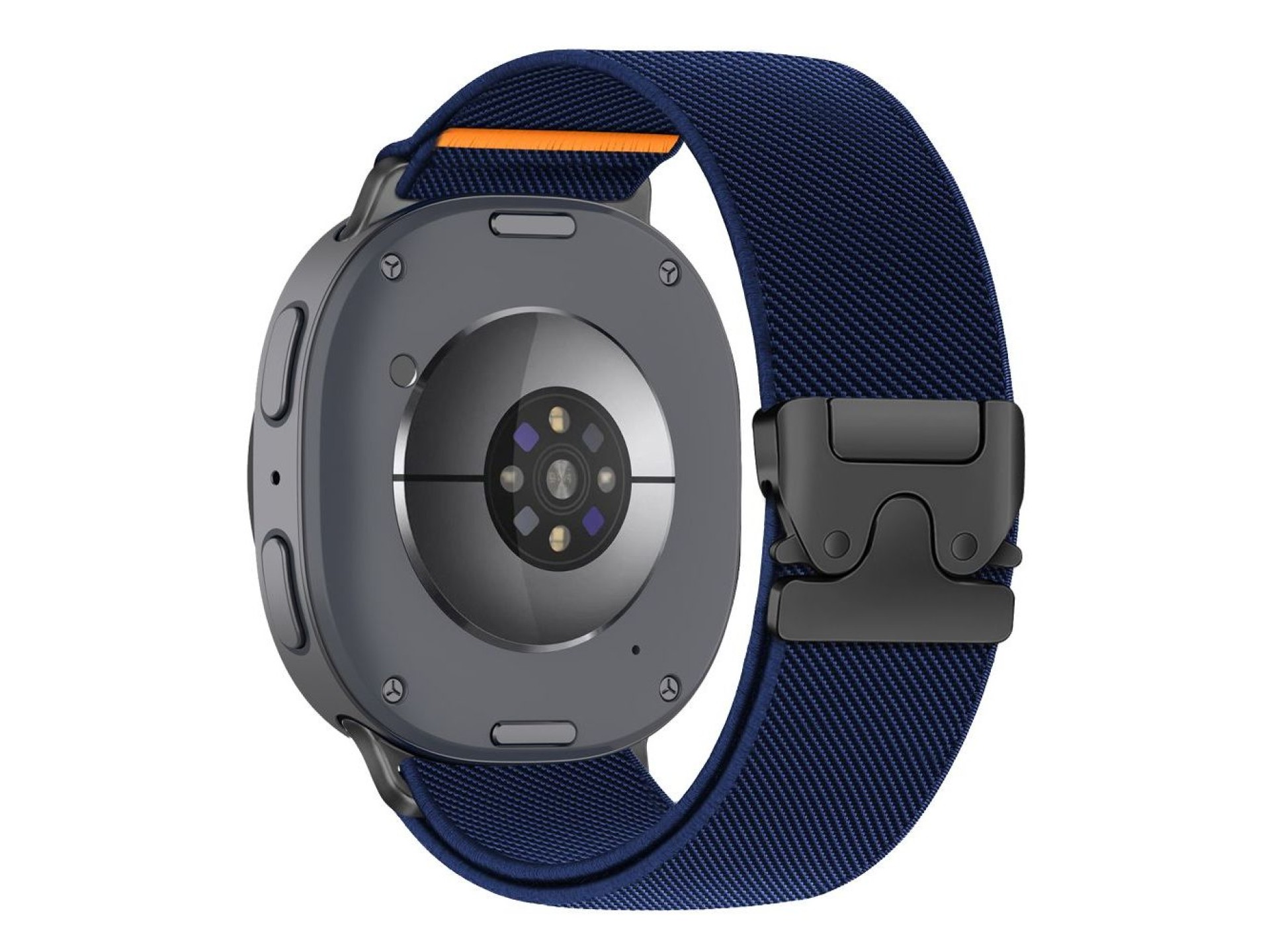 Tech-Protect Nylon Clasp Strap for Samsung Galaxy Watch 40/44/46 mm - Navy Blue