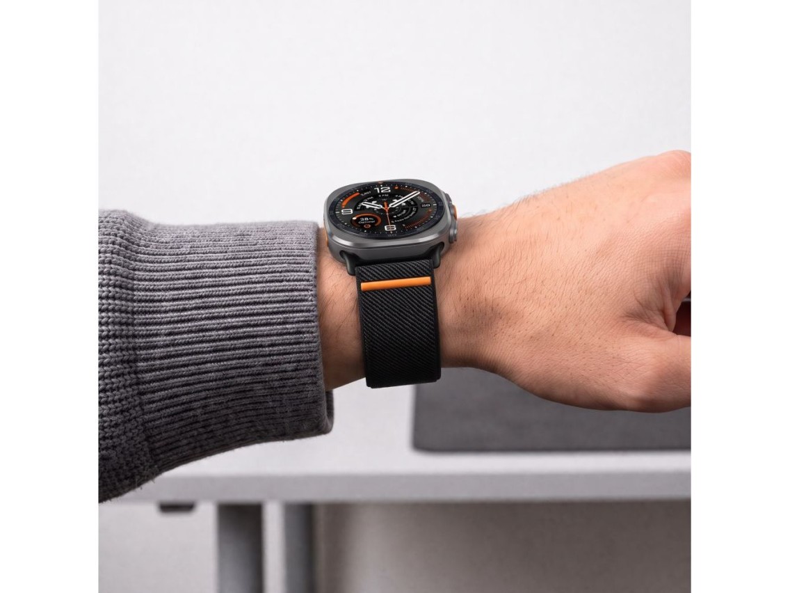Cierre de nailon Tech-Protect para Samsung Galaxy Watch Ultra de 47 mm - Negro