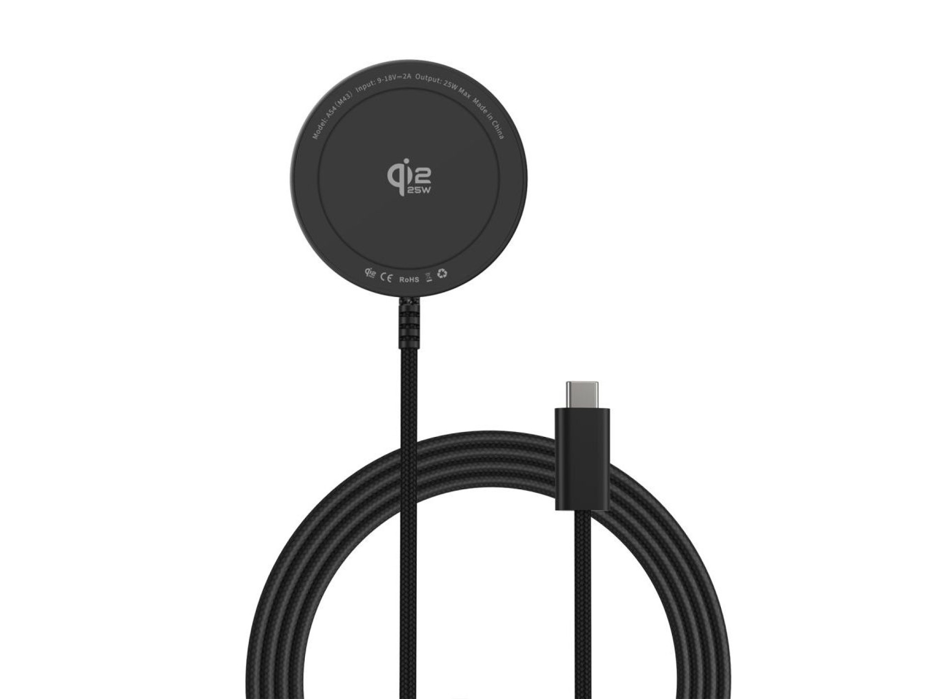 Carregador sem fio Tech-Protect A54 MagSafe 25W QI2.2 - Preto