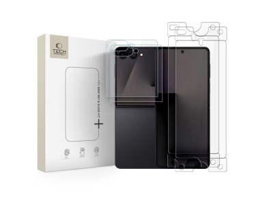 Tech-Protect Glass Fit+ 2-Pack tempered glass + Tech-Protect Hydro Flex+ 2-Pack hydrogel film for Sa