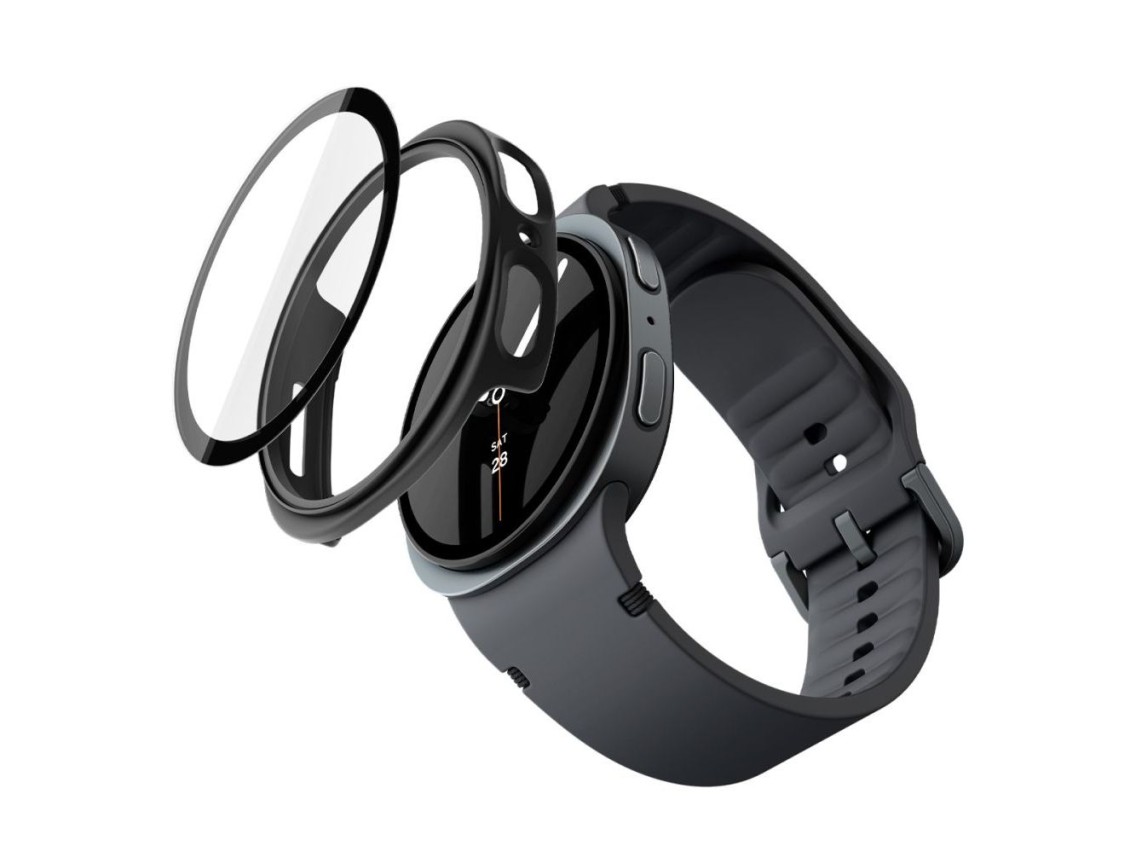 Funda Spigen Thin Fit 360 para Samsung Galaxy Watch de 44 mm - Negra