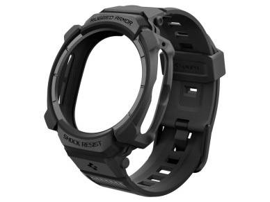 Spigen Rugged Armor Pro Case Strap for Samsung Galaxy Watch Ultra 2 2026 47mm - Matte Black Spigen Rugged Armor Pro Case Strap for Samsung Galaxy Watch Ultra 2 2026 47mm - Matte Black