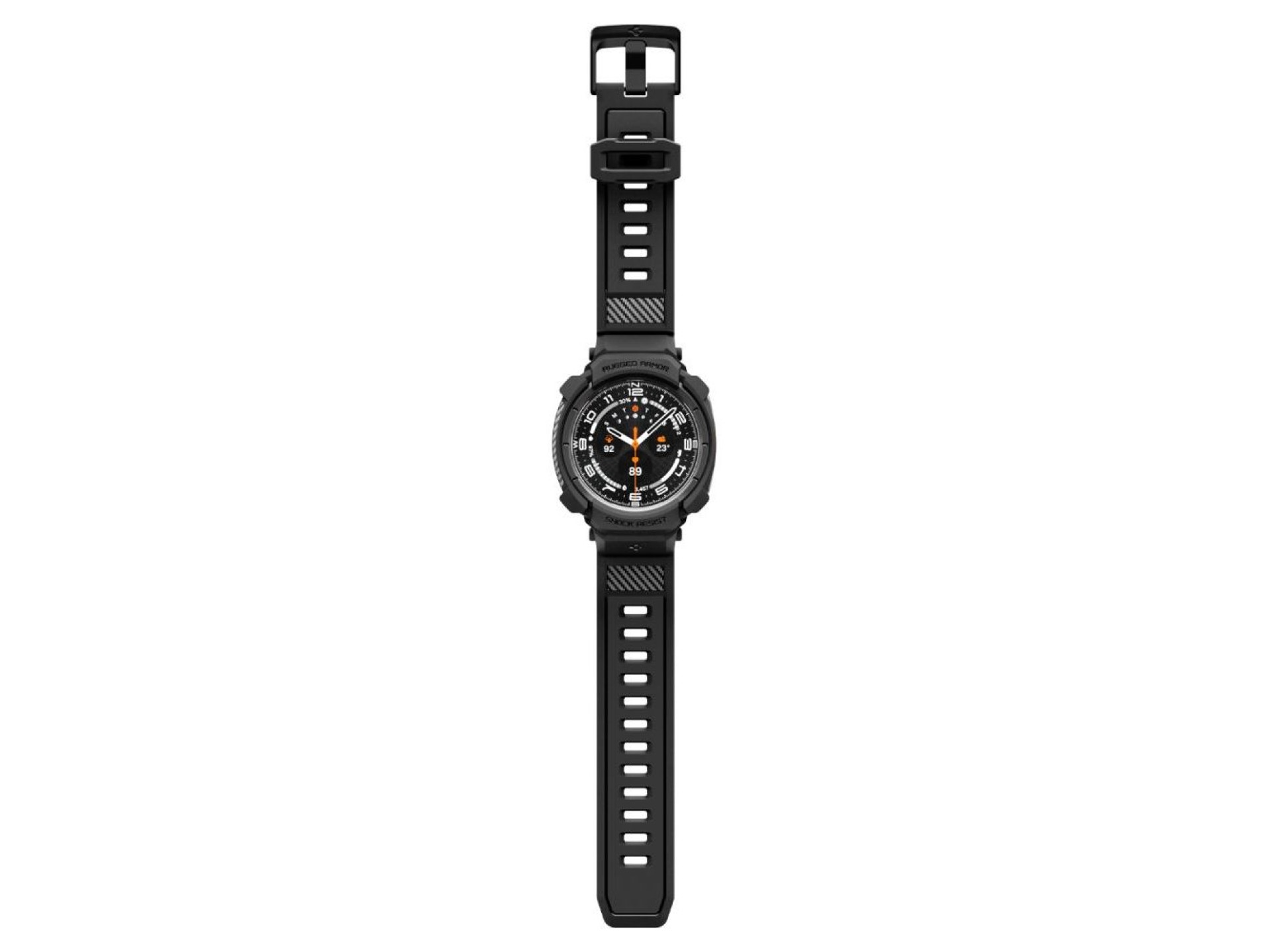 Correa y funda Spigen Rugged Armor Pro para Samsung Galaxy Watch Ultra 2 2026 de 47 mm - Negro mate