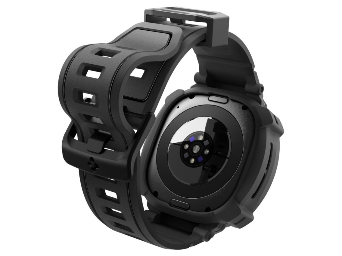 Correa y funda Spigen Rugged Armor Pro para Samsung Galaxy Watch Ultra 2 2026 de 47 mm - Negro mate