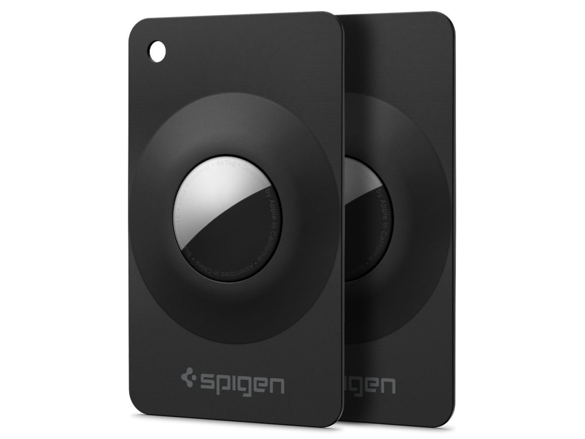 Capa Spigen AirFit 2 (2 unidades) para Apple AirTag 1/2 - Preta