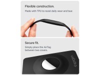 Capa Spigen AirFit 2 (2 unidades) para Apple AirTag 1/2 - Preta Capa Spigen AirFit 2 (2 unidades) para Apple AirTag 1/2 - Preta