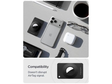Spigen AirFit 2 2-Pack Case for Apple AirTag 1/2 - Black Spigen AirFit 2 2-Pack Case for Apple AirTag 1/2 - Black