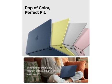 Spigen AirSkin Case for MacBook Neo 13" 2026 - Matte Navy Blue