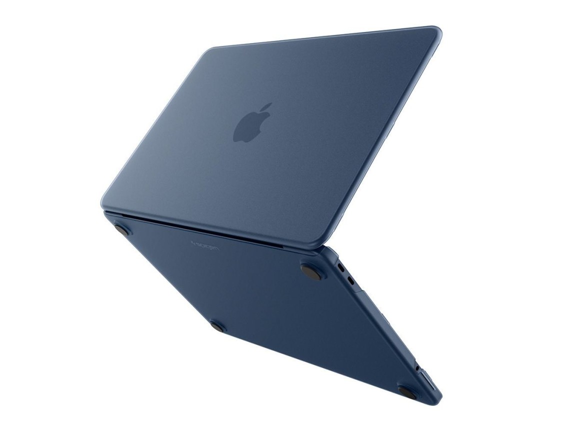 Capa Spigen AirSkin para MacBook Neo 13" 2026 - Azul Marinho Fosco