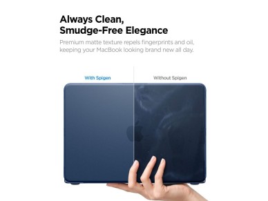 Spigen AirSkin Case for MacBook Neo 13" 2026 - Matte Navy Blue