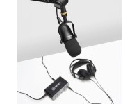 Microfone dinâmico cardioide XLR BOYA BY-DM500 para podcasts - Preto Microfone dinâmico cardioide XLR BOYA BY-DM500 para podcasts - Preto