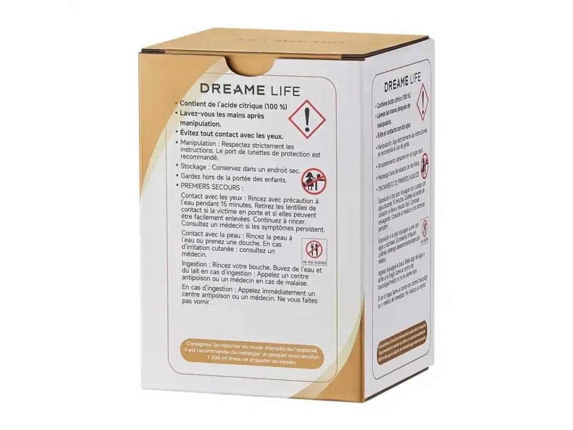 Solução descalcificante para o vaporizador Dreame N20, 12 x 20g