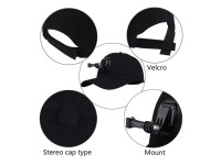 Boné Puluz com suporte para câmera esportiva (DJI, GoPro, Insta360) Boné Puluz com suporte para câmera esportiva (DJI, GoPro, Insta360)