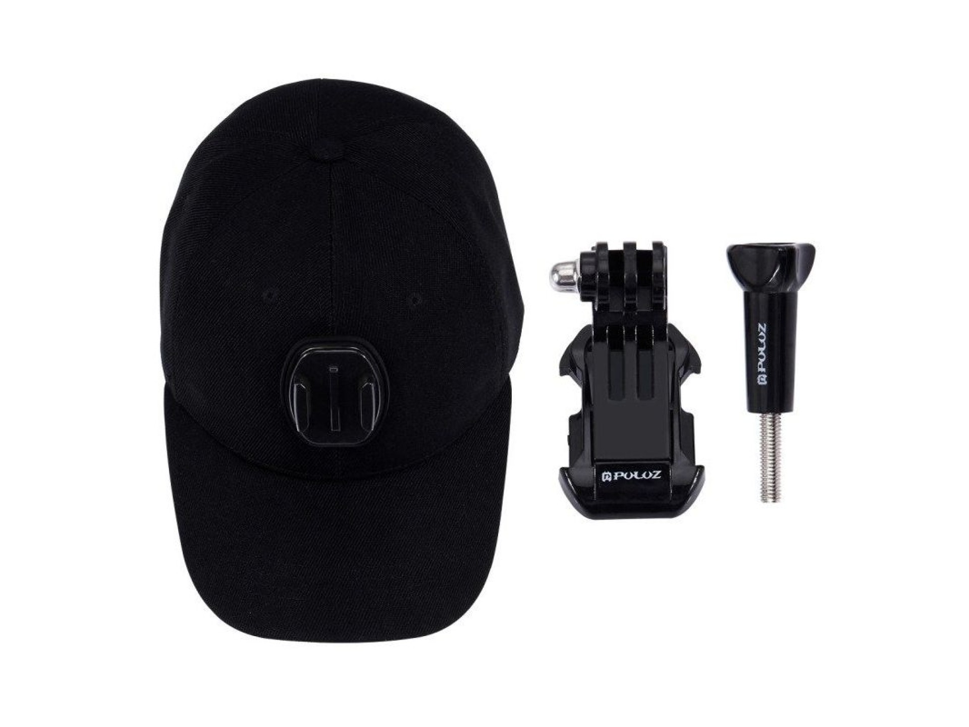 Boné Puluz com suporte para câmera esportiva (DJI, GoPro, Insta360)