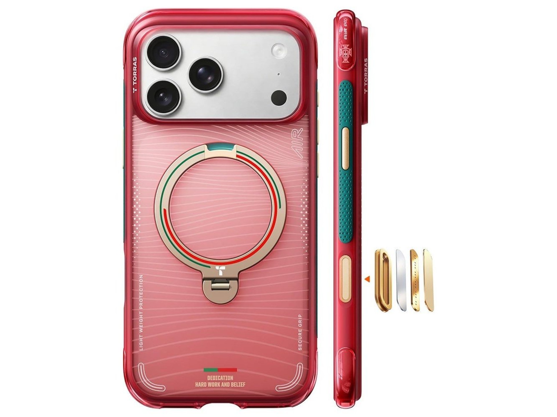 Torras - Ostand Q3 Air Series - iPhone 17 Pro Max - Wave of Passion