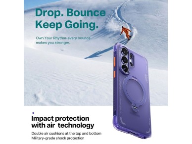 Torras - Ostand Spin Air Series - Samsung Galaxy S26 Ultra - Morado oscuro