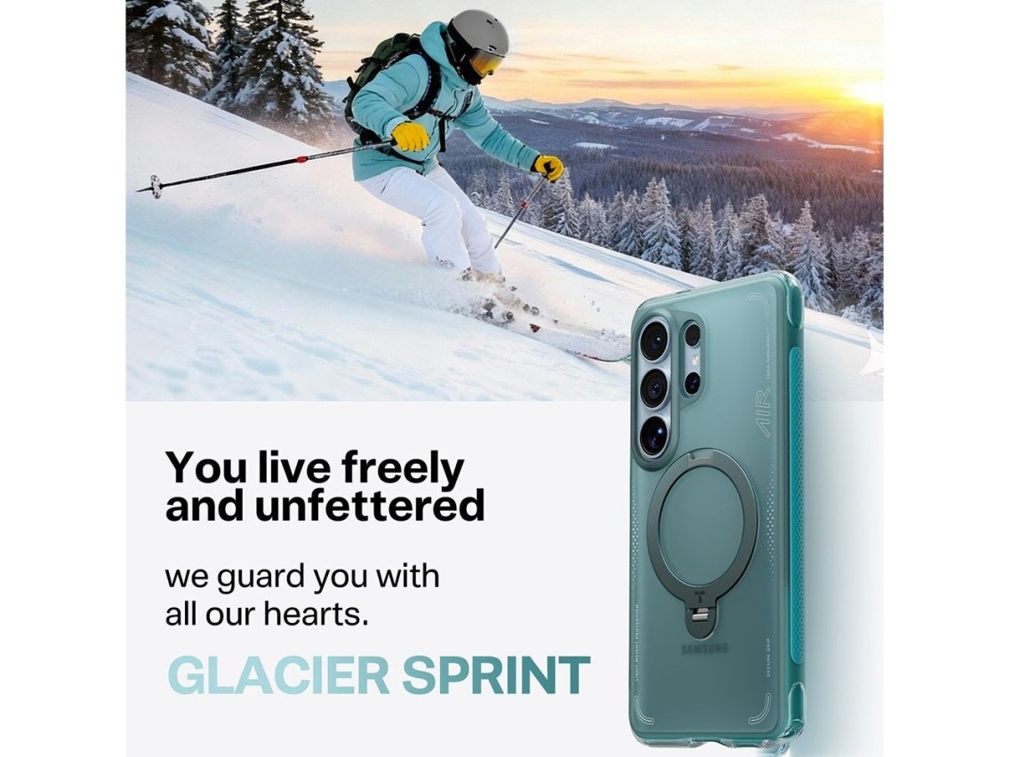 Torras - Ostand Spin Air Series - Samsung Galaxy S26 Ultra - Verde Glaciar