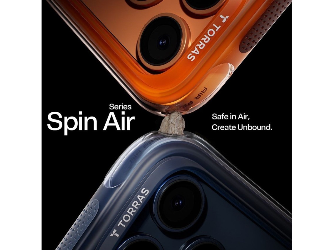 Torras - Ostand Spin Air Series - iPhone 17 Pro Max - Midnight Blue