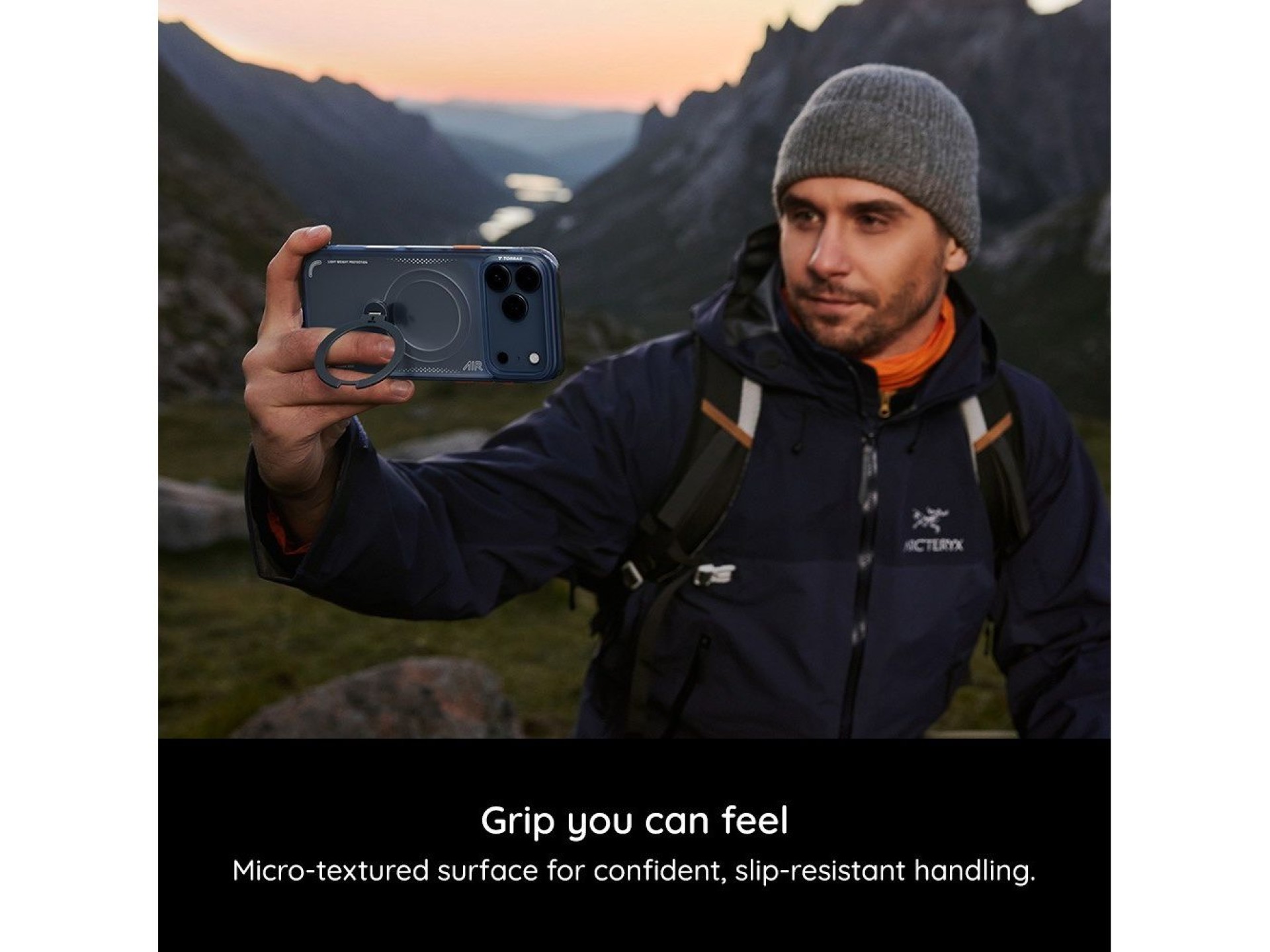 Torras - Ostand Spin Air Series - iPhone 17 Pro Max - Midnight Blue