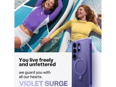 Torras - Ostand Spin Air Series - Samsung Galaxy S26 Ultra - Morado oscuro