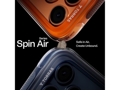Torras - Ostand Spin Air Series - iPhone 17 Pro Max - Midnight Blue Torras - Ostand Spin Air Series - iPhone 17 Pro Max - Midnight Blue