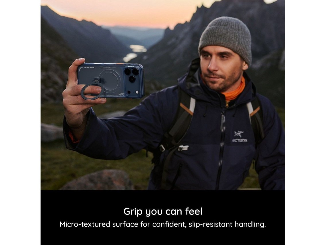 Torras - Ostand Spin Air Series - iPhone 17 Pro Max - Midnight Blue