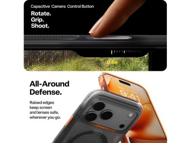 Torras - Ostand Spin Air Series - iPhone 17 Pro Max - Preto Sombra