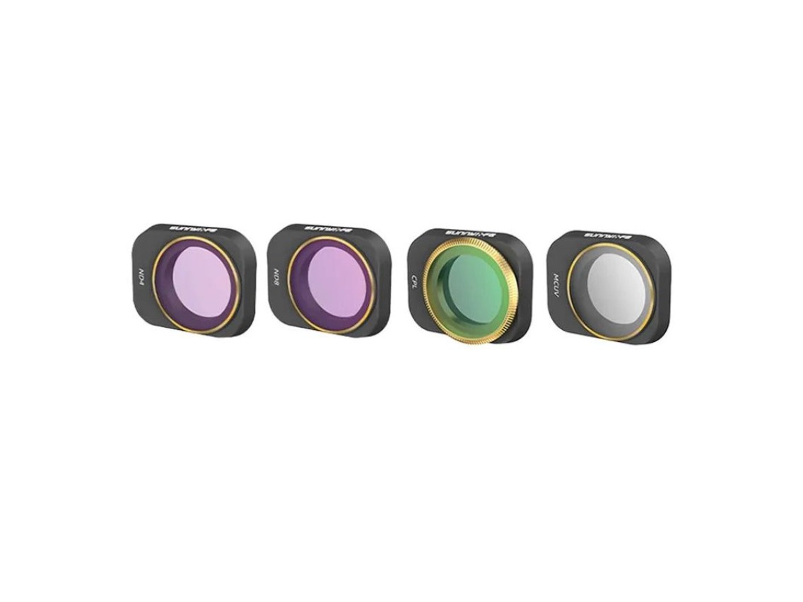 Juego de 4 filtros UV+CPL+ND4+ND8 Sunnylife para DJI Mini 3 Pro (MM3-FI418)