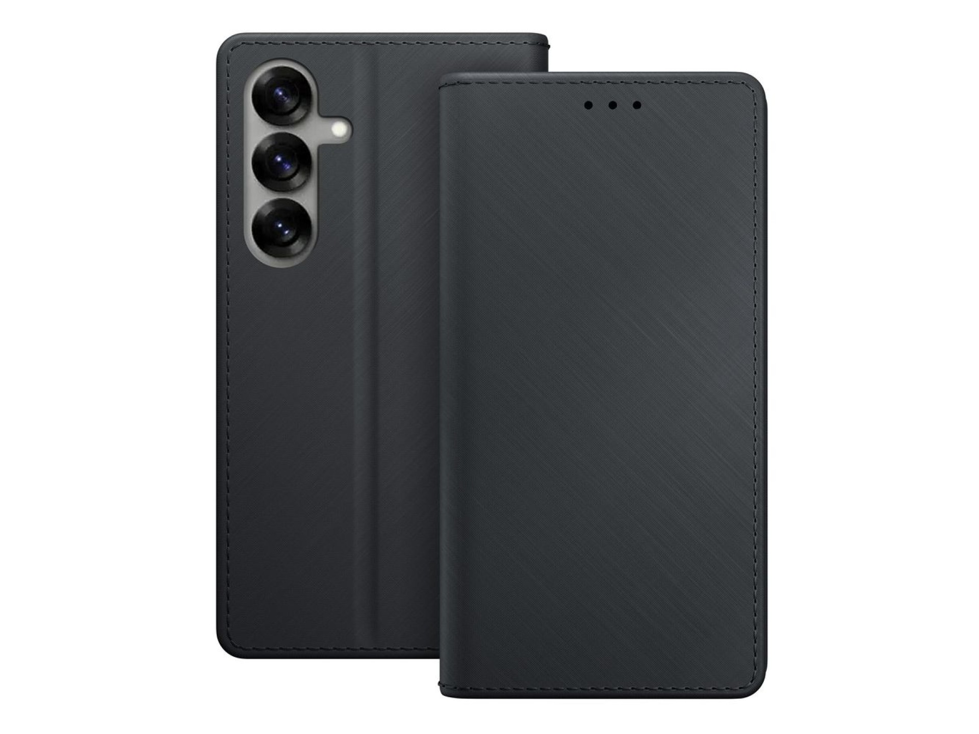 3mk Wallet Case for Samsung Galaxy S25+ - Black