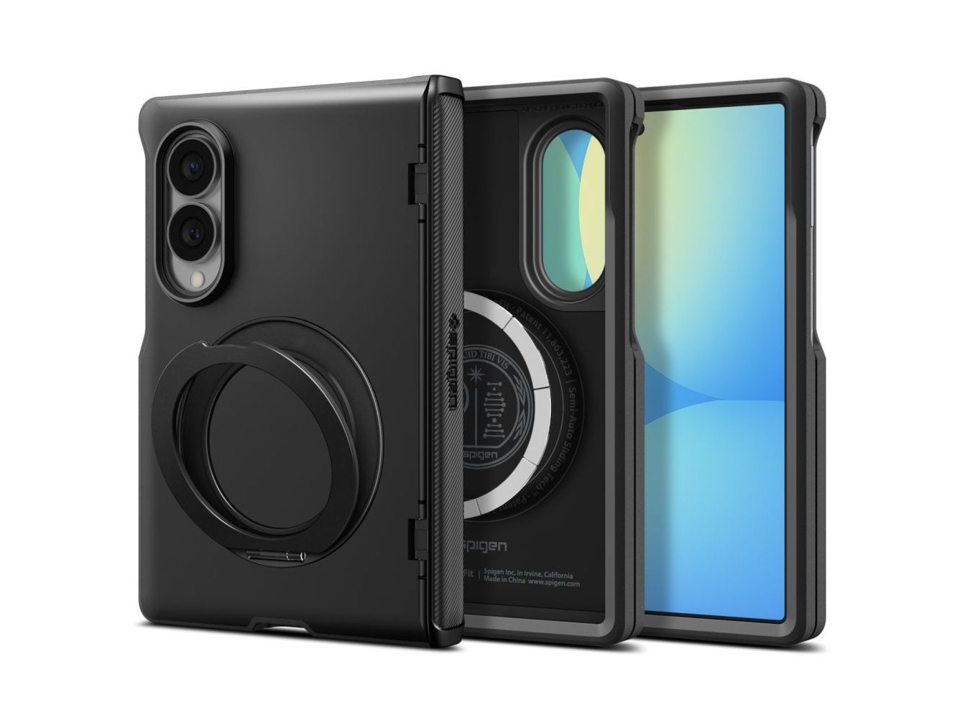 Funda Spigen Slim Armor Pro S MagSafe para Samsung Galaxy Z Fold 8 - Negra
