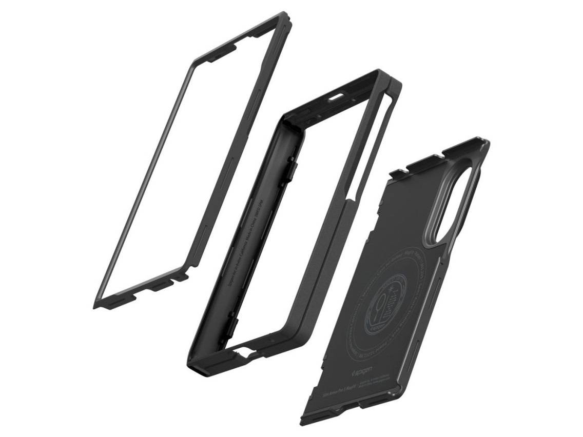 Funda Spigen Slim Armor Pro S MagSafe para Samsung Galaxy Z Fold 8 - Negra