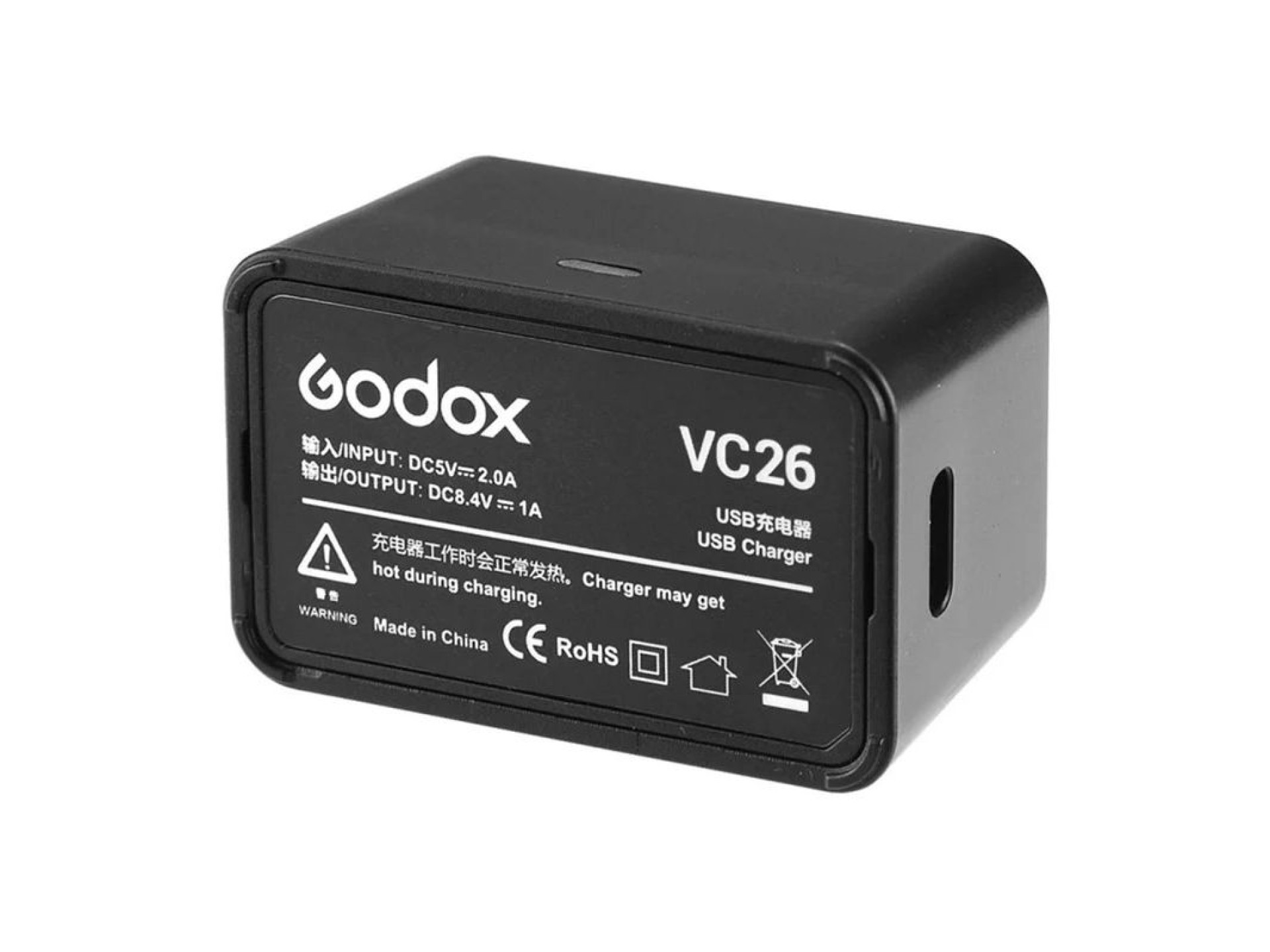 Cargador de batería GODOX VC26 para el V1 AD100PRO
