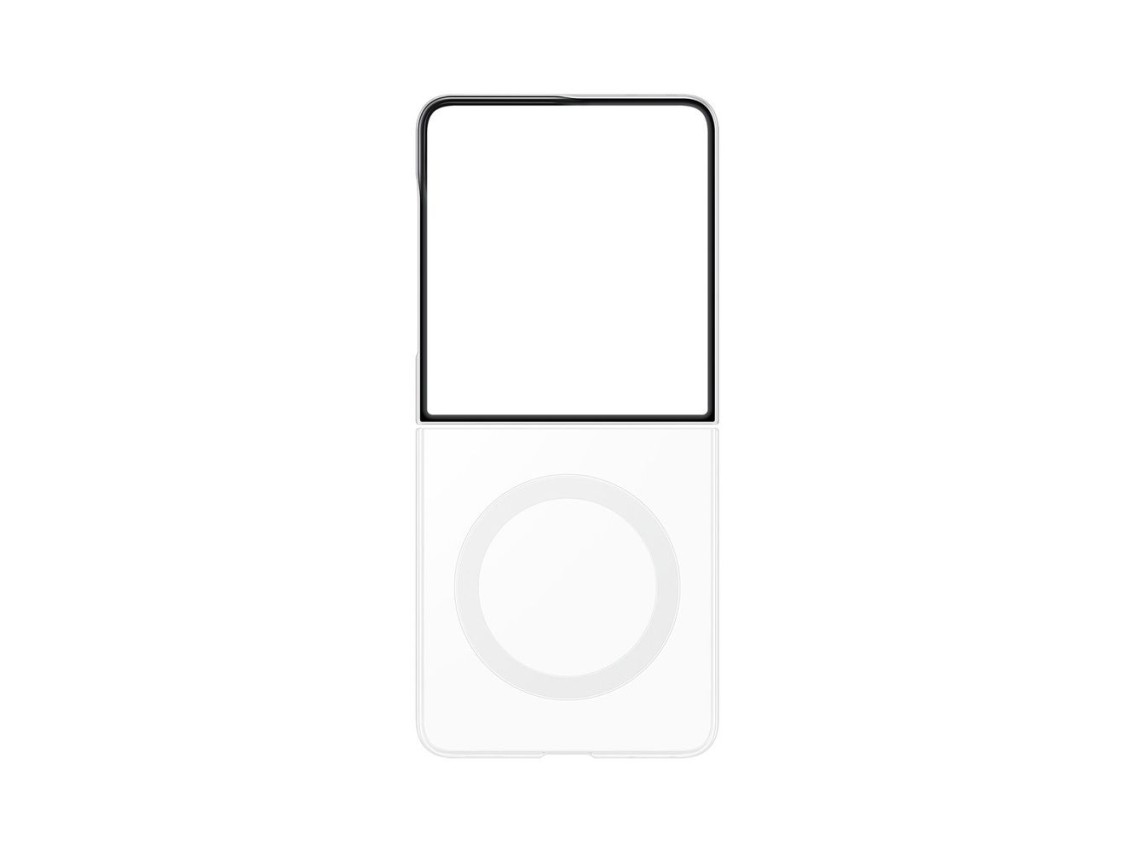 Capa magnética transparente da Samsung para Samsung Galaxy Z Flip 8 de 0,8 mm, compatível com MagSaf