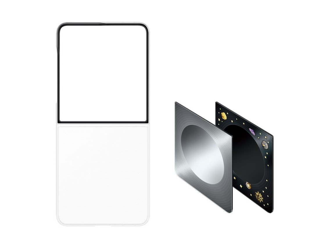 Funda Samsung Flipsuit para Samsung Galaxy Z Flip 8 con tarjeta LED interactiva - Negra