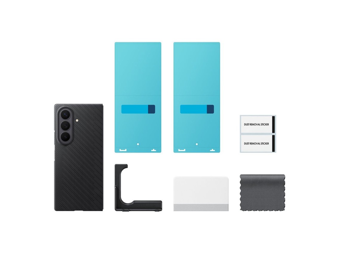 Samsung Carbon Magnet Case for Samsung Galaxy Z Fold 8 Ultra compatible with MagSafe + 2 anti-reflec