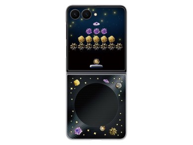 Capa Samsung Flipsuit para Samsung Galaxy Z Flip 8 com cartão LED interativo - Preta Capa Samsung Flipsuit para Samsung Galaxy Z Flip 8 com cartão LED interativo - Preta