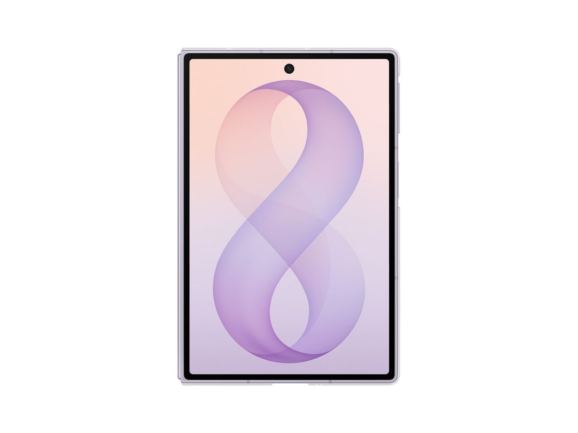Funda transparente Samsung para Samsung Galaxy Z Fold 8 de 0,8 mm + 2 láminas antirreflectantes - tr