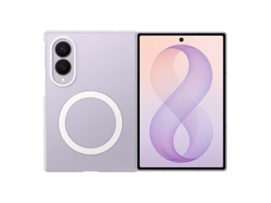 Samsung Clear Magnet Case for Samsung Galaxy Z Fold 8 0.8 mm compatible with MagSafe + 2 pcs. anti-r Samsung Clear Magnet Case for Samsung Galaxy Z Fold 8 0.8 mm compatible with MagSafe + 2 pcs. anti-r