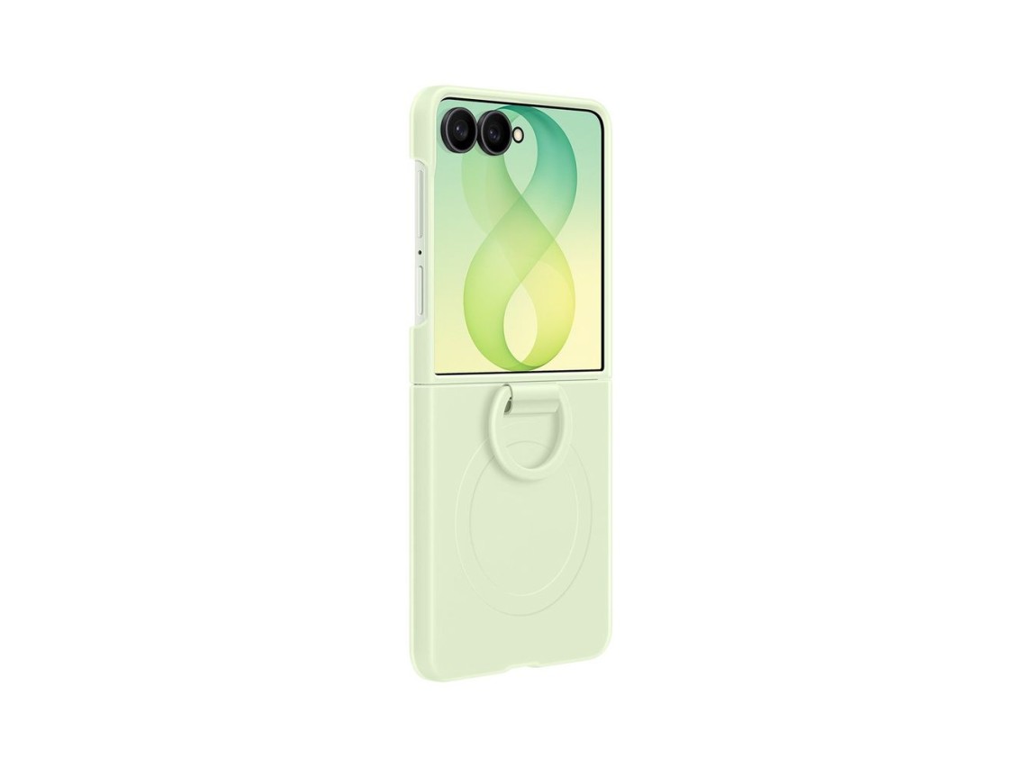 Funda magnética de silicona con anillo para Samsung Galaxy Z Flip 8 con anillo compatible con MagSaf