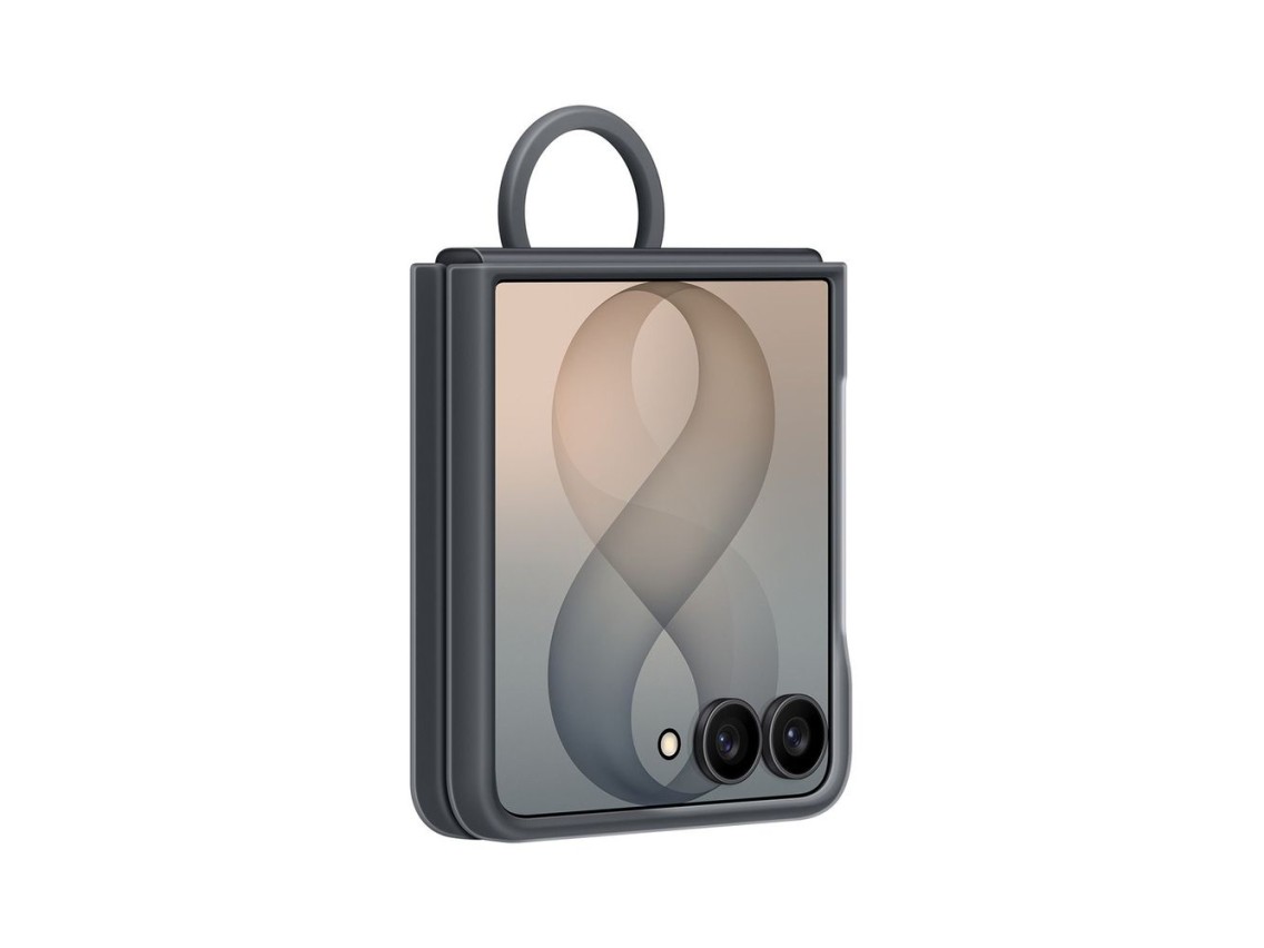 Funda magnética de silicona con anillo para Samsung Galaxy Z Flip 8 con anillo compatible con MagSaf