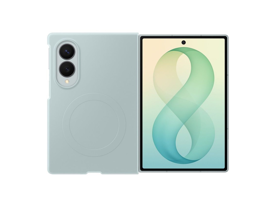 Capa magnética de silicone Samsung para Samsung Galaxy Z Fold 8 compatível com MagSafe + 2 películas