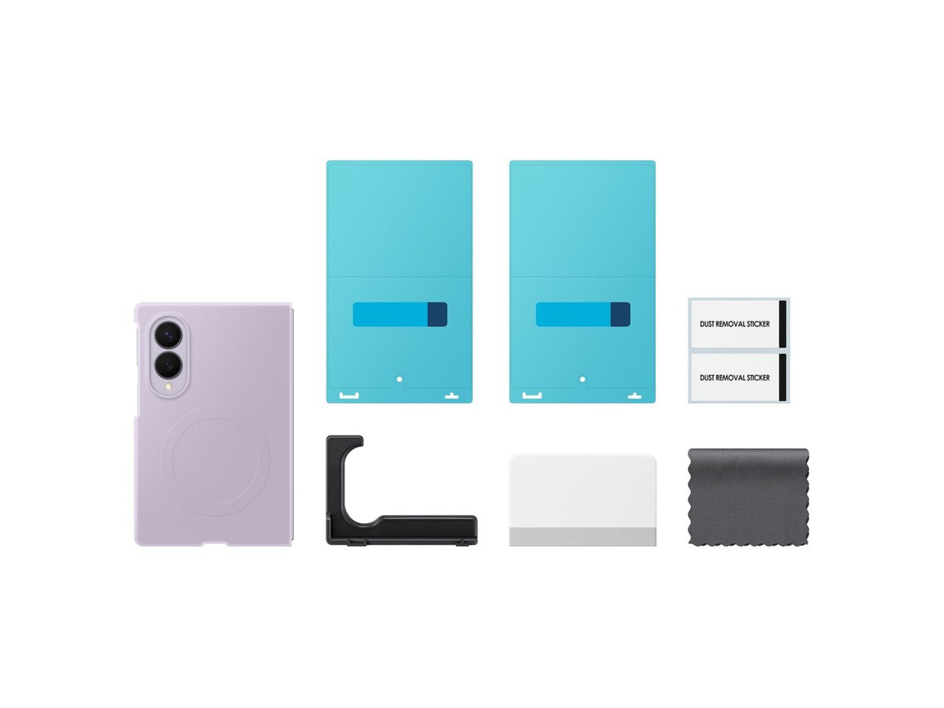 Capa magnética de silicone Samsung para Samsung Galaxy Z Fold 8 compatível com MagSafe + 2 películas