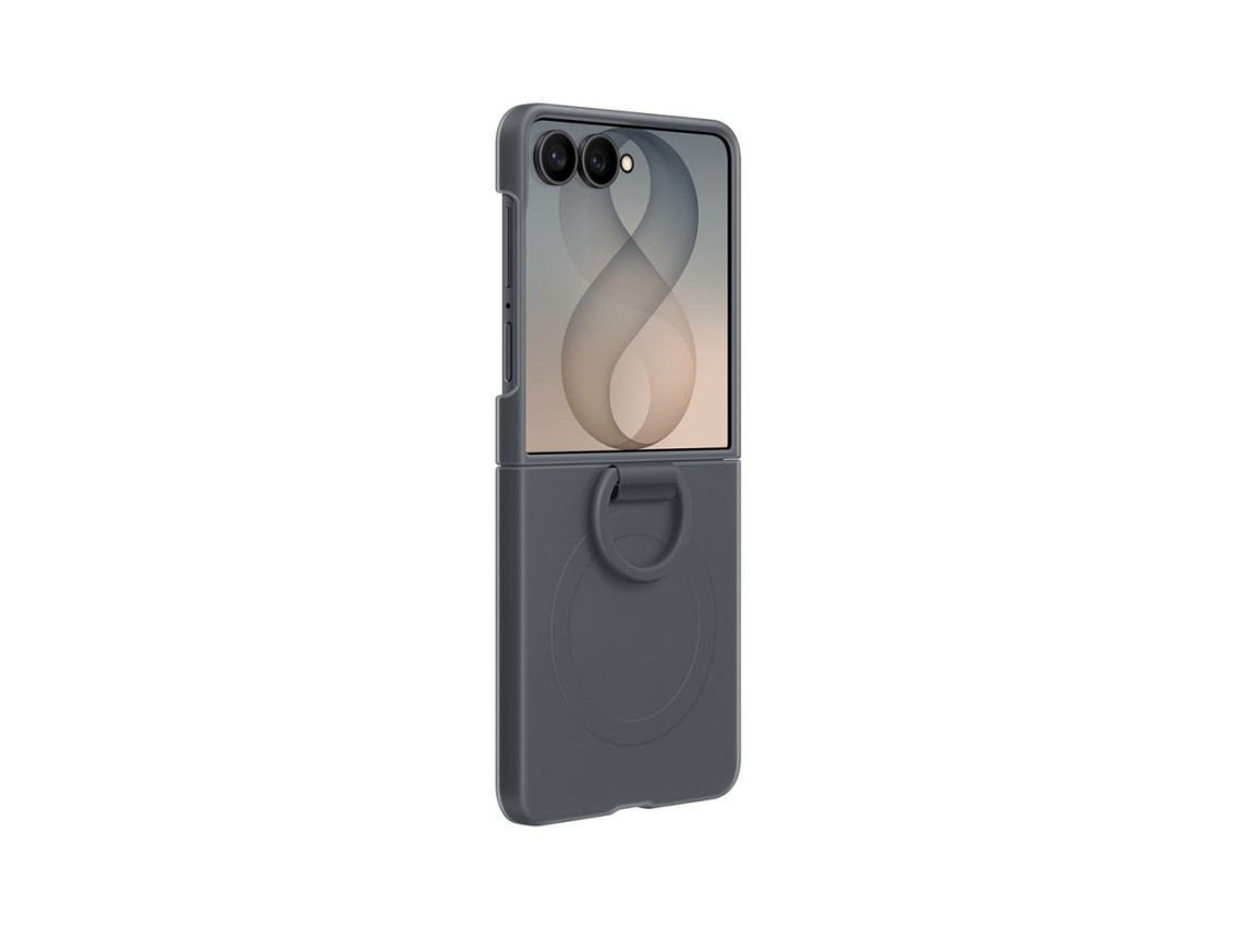 Funda magnética de silicona con anillo para Samsung Galaxy Z Flip 8 con anillo compatible con MagSaf