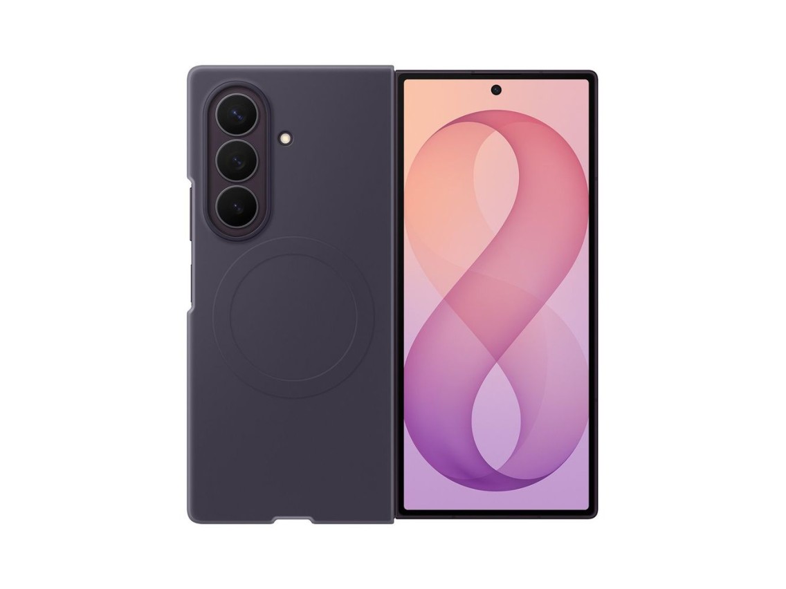 Funda magnética de silicona Samsung para Samsung Galaxy Z Fold 8 compatible con MagSafe + 2 láminas