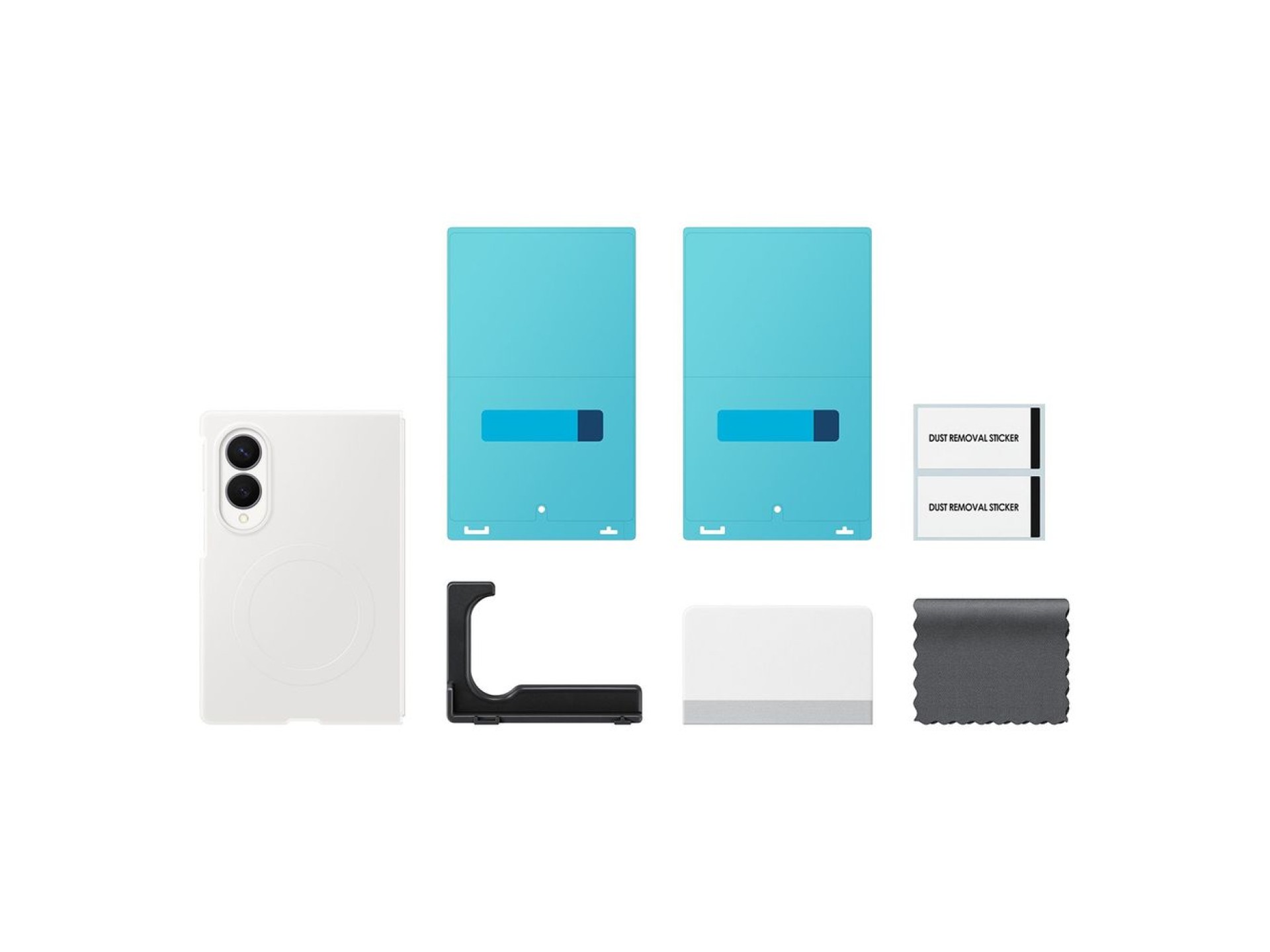 Samsung Silicone Magnet Case for Samsung Galaxy Z Fold 8 compatible with MagSafe + 2 anti-reflective
