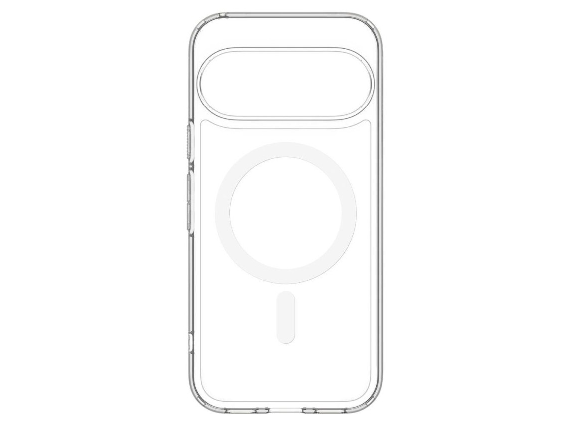 Funda Spigen Ultra Hybrid Mag MagSafe para Google Pixel 11 Pro - Transparente y blanca