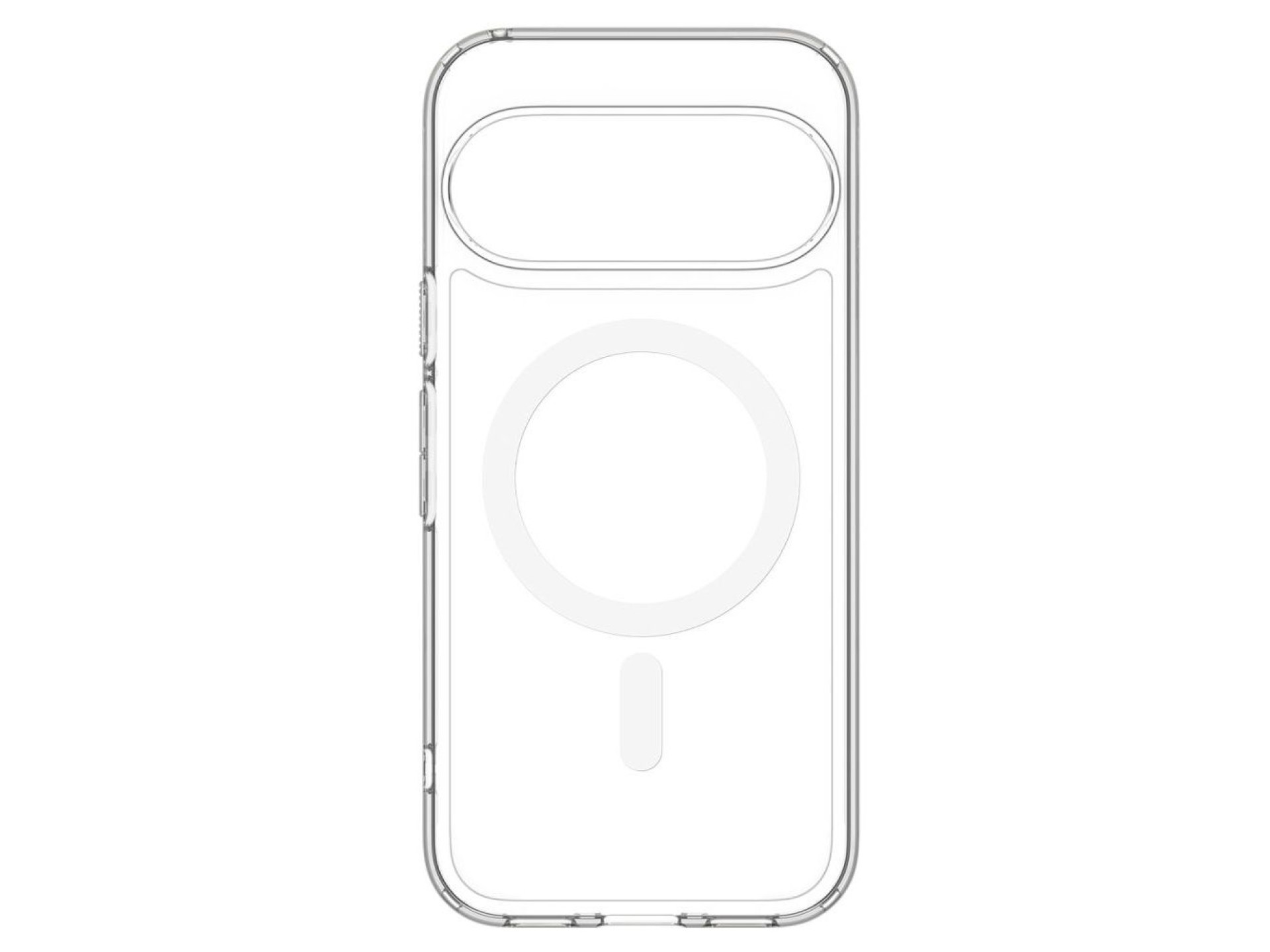 Funda Spigen Ultra Hybrid Mag MagSafe para Google Pixel 11 Pro - Transparente y blanca